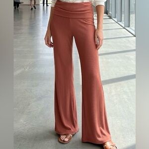 Urban Outfitters Women's Wide-Leg Ribbed lounge Pants
